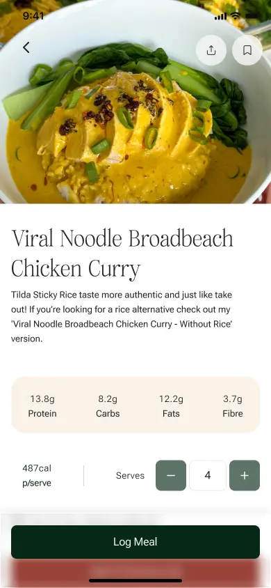 Recipe Hub screen 4